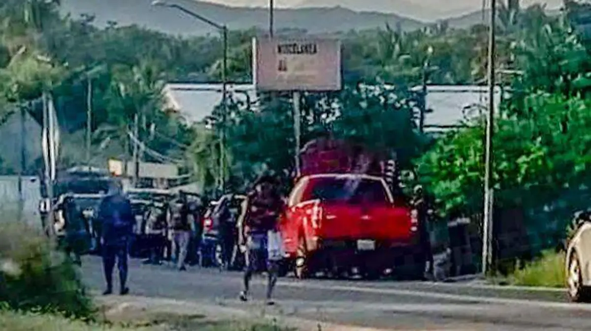 Acapulco comunitarios desarmando gente