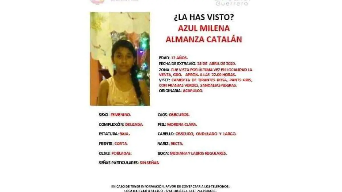 Desaparedica en Acapulco