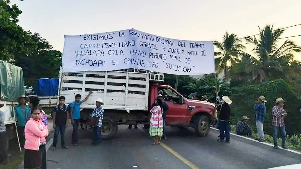 bloqueo carretera