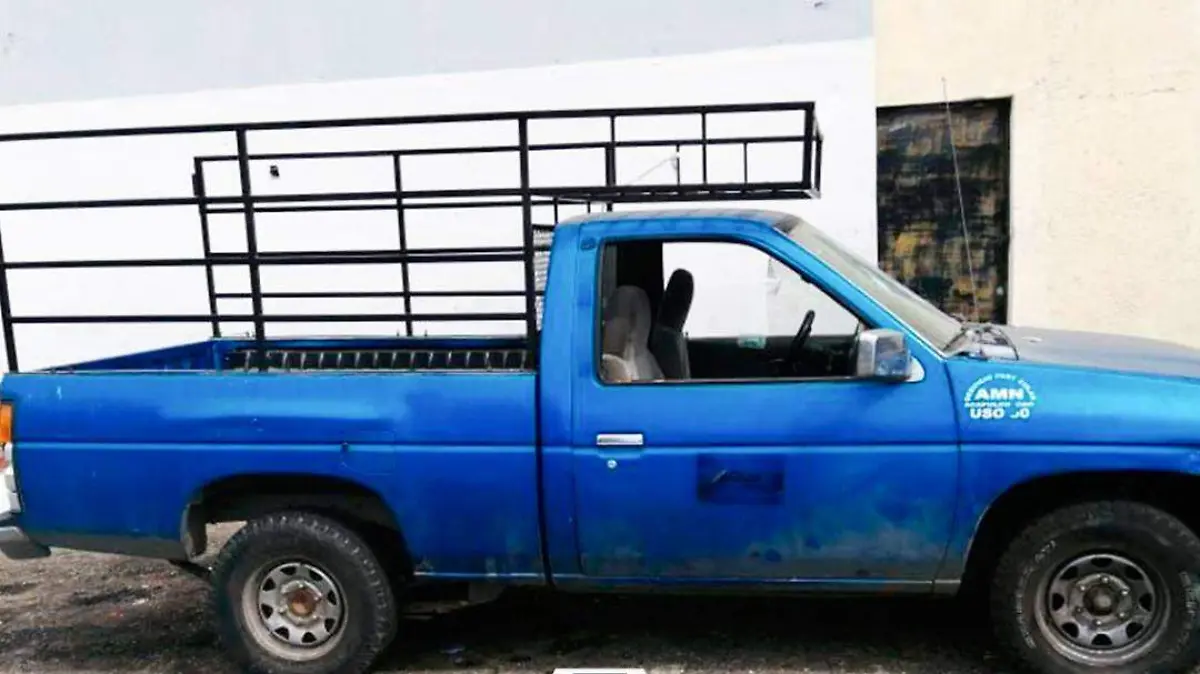 aseguran camioneta