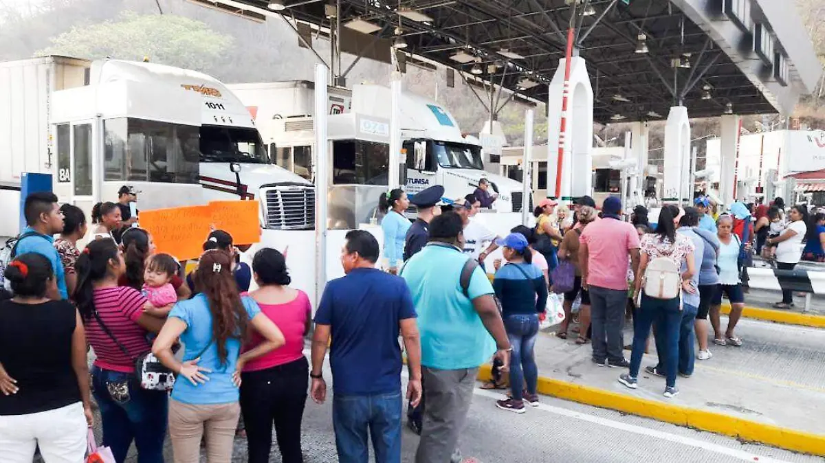 bloquean caseta la venta