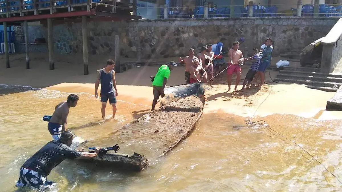 tonelada de basura en playa puerto marques