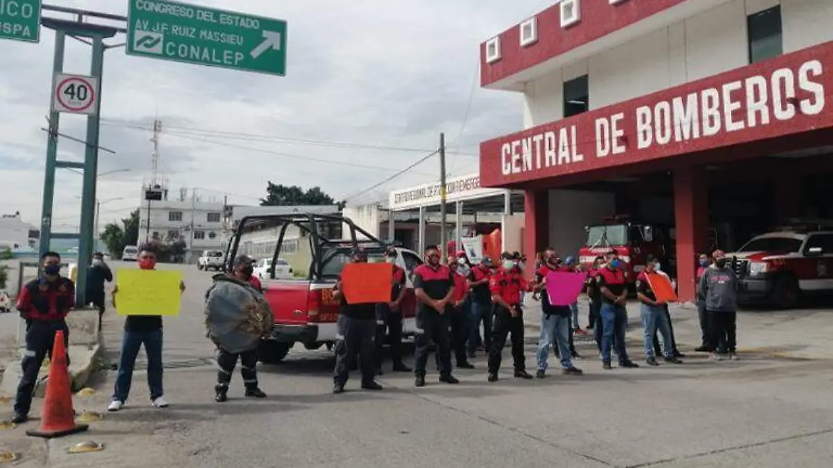 Bomberos Chilpancingo Protesta