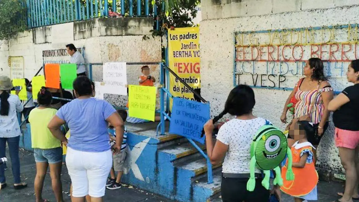 toman jardin niños