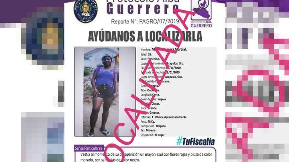 localizan a mujer protocolo alba
