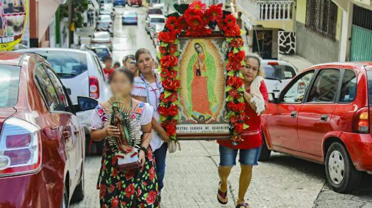 Acapulco - Peregrinaciones de la virgen de Guadalupe