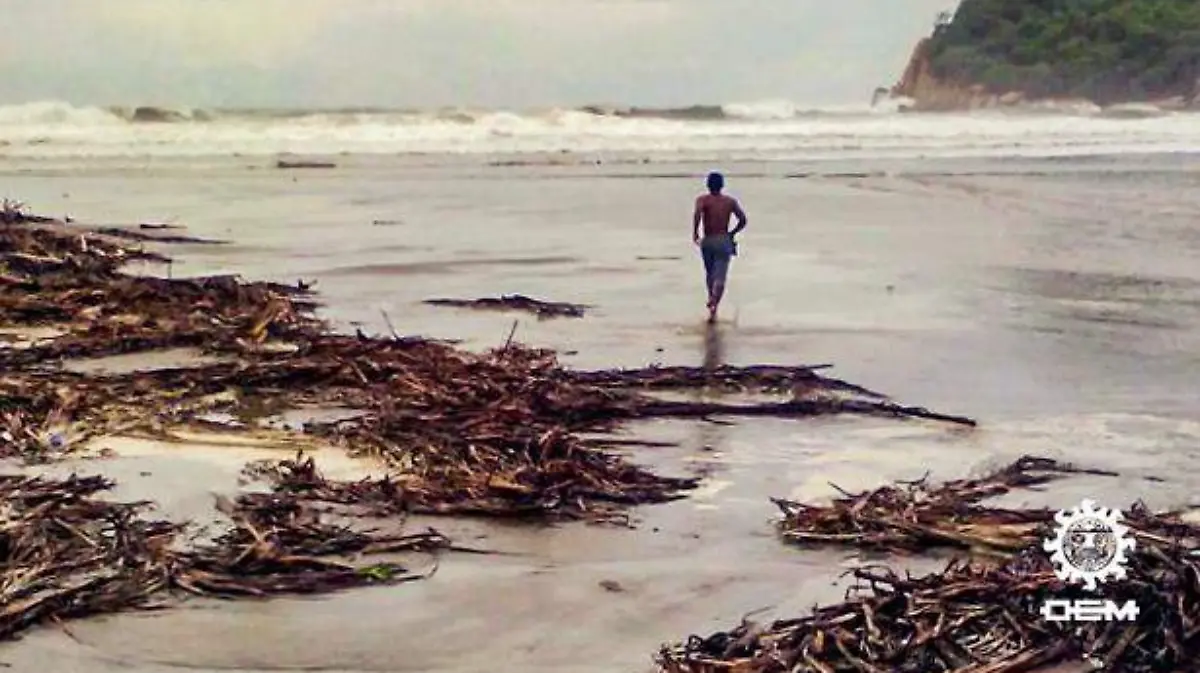 Acapulco - más de 60 negocios afectados por las lluvias y fuertes vientos de Bud