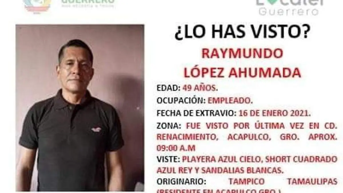 desaparecido Acapulco