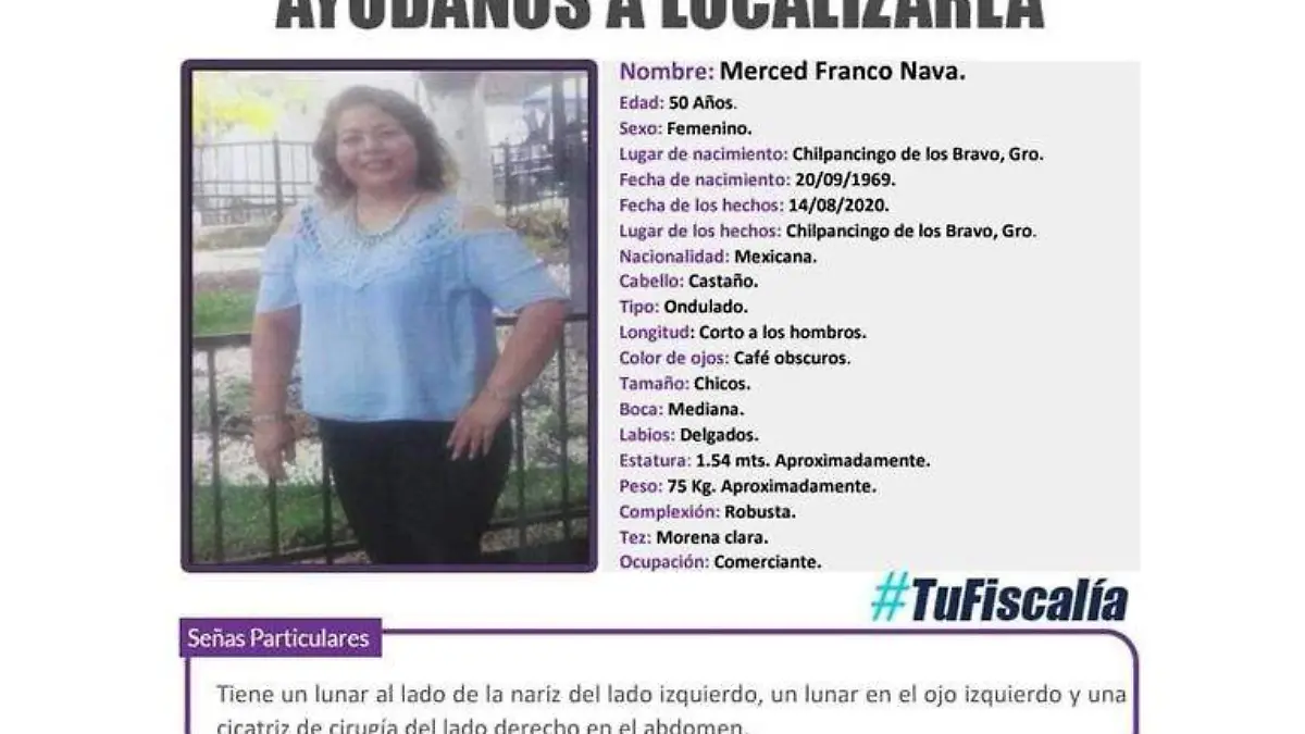 Desaparecida Chilpancingo