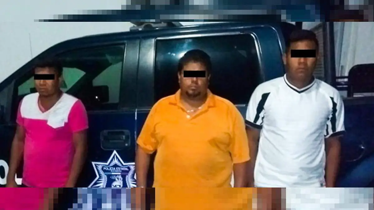 tres detenidos copala