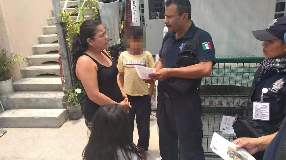 menor localizada