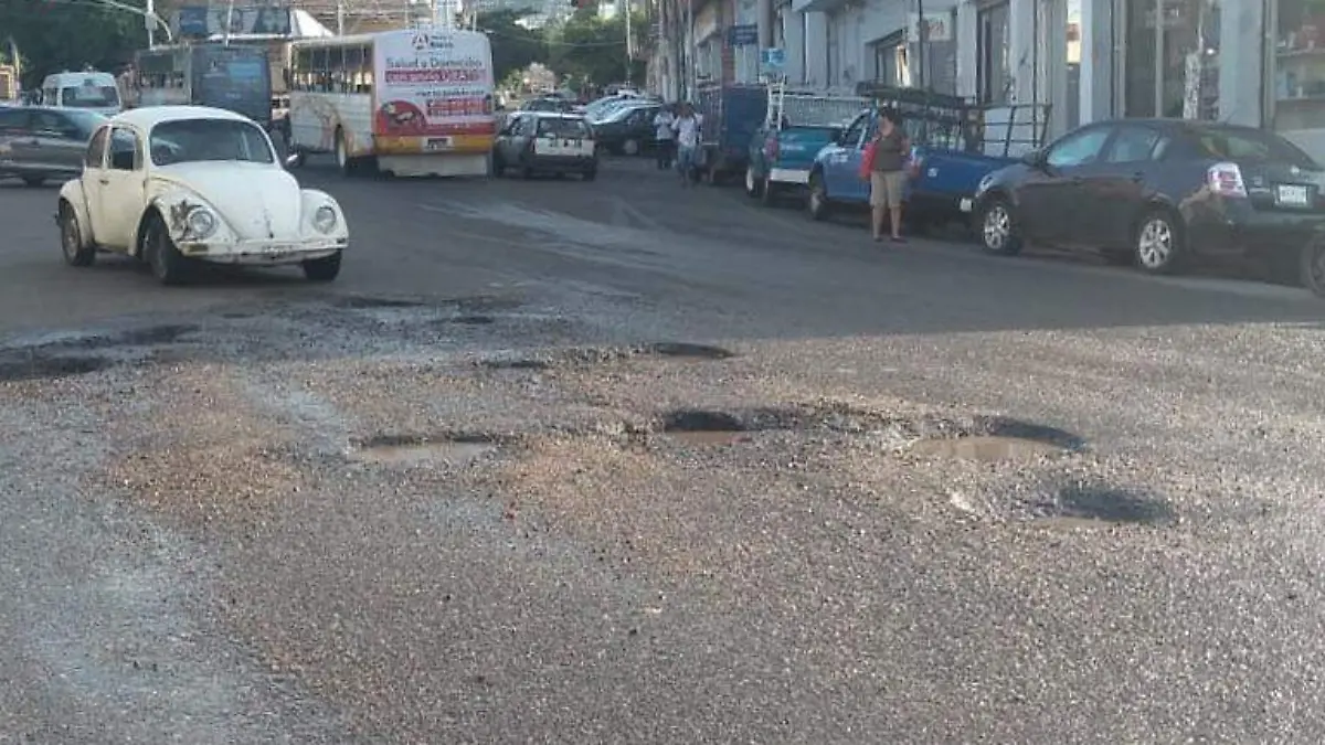 CAlles destrozadas acapulco
