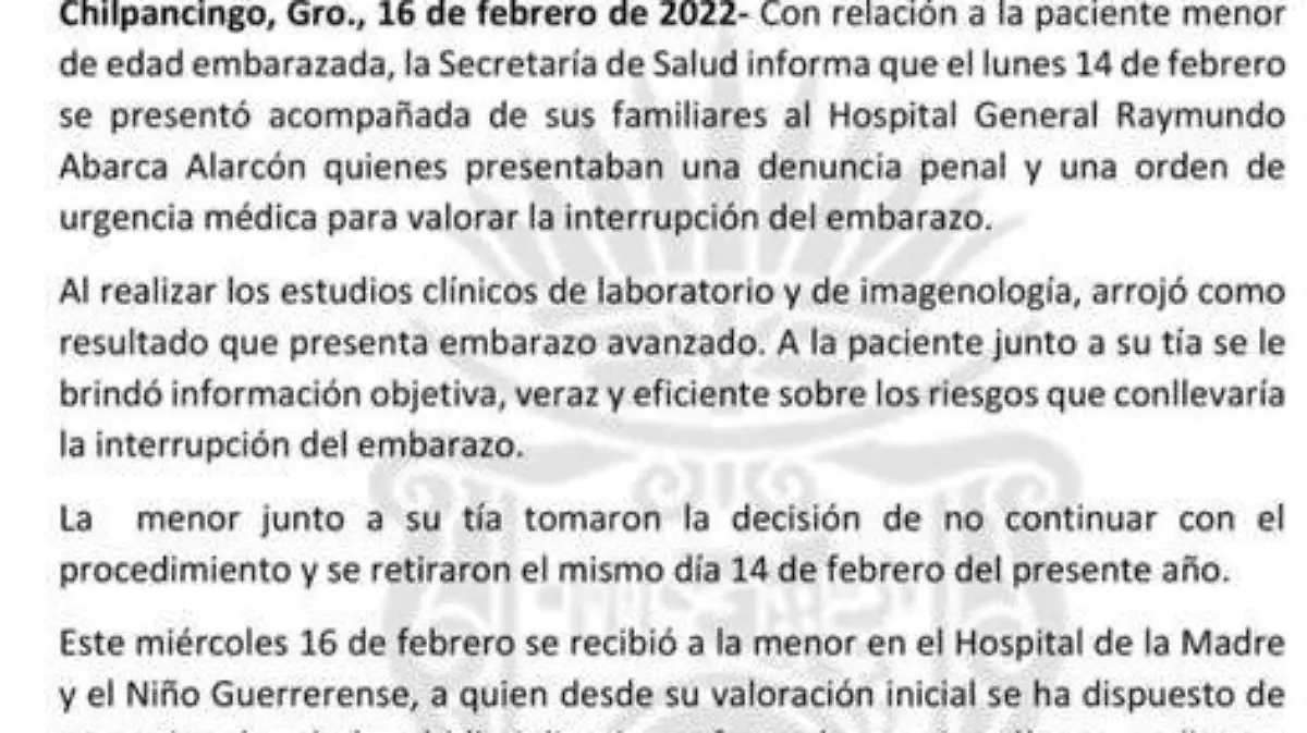 comunicado