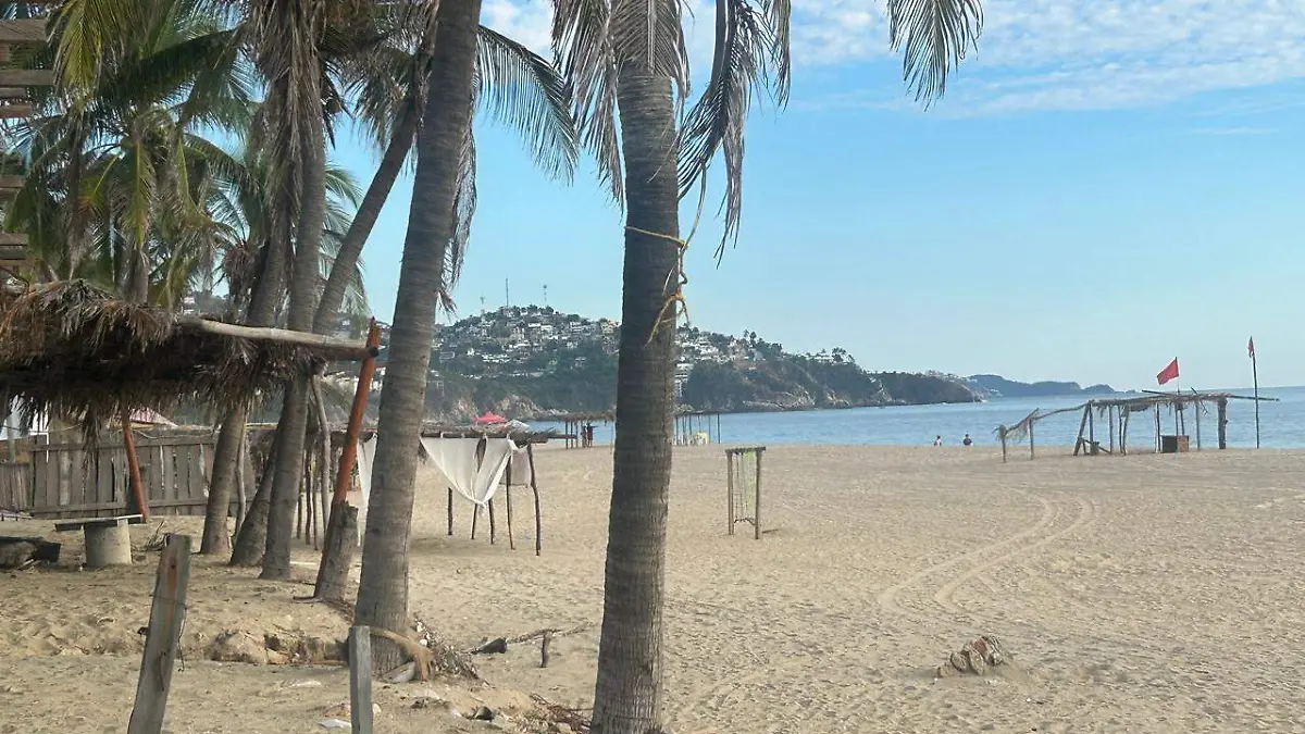 Pie de la Cuesta, carce de alumbrado público en zona de playa