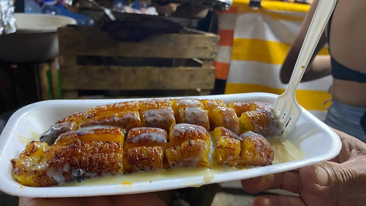 Plátano frito 