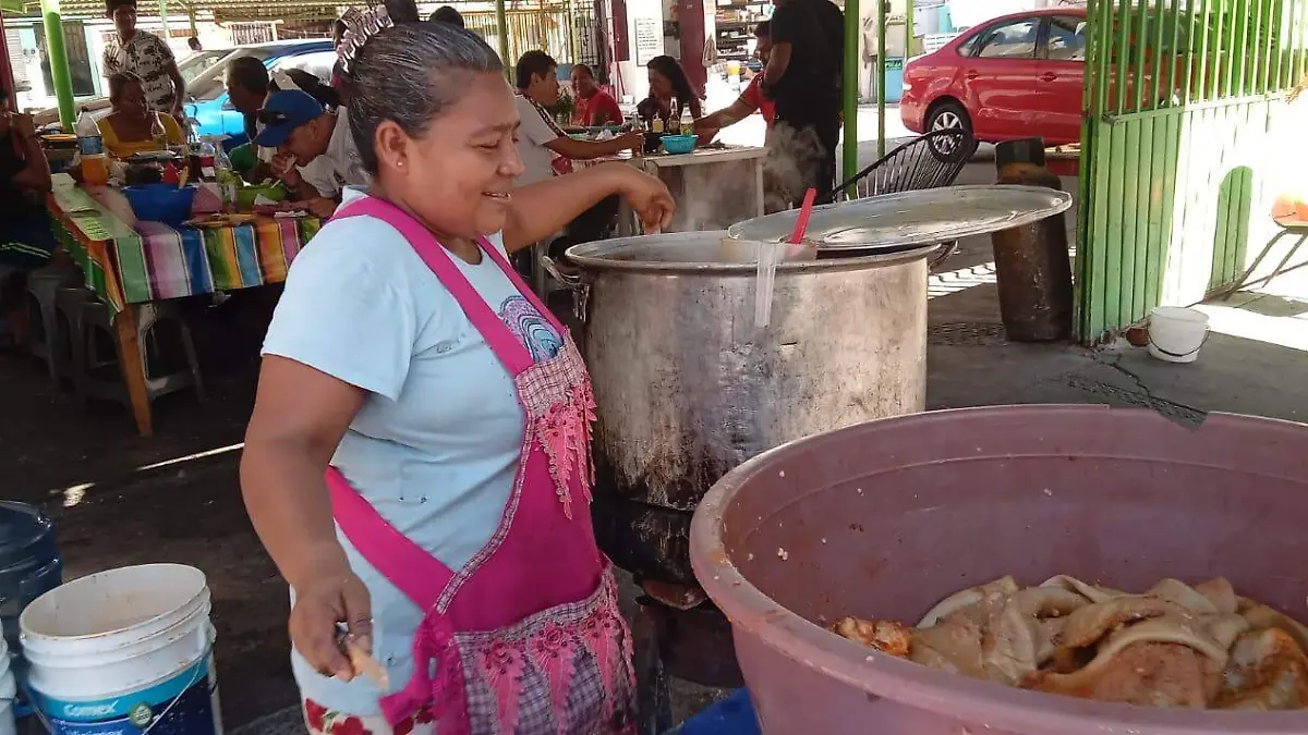 Viviana vende pancita de res