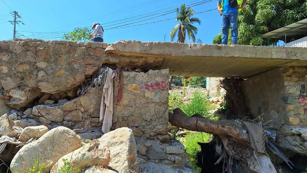 Durante los recorridos, se han detectado desde árboles colapsados, puentes con afectaciones en su estructura hasta casas a punto de colapsar