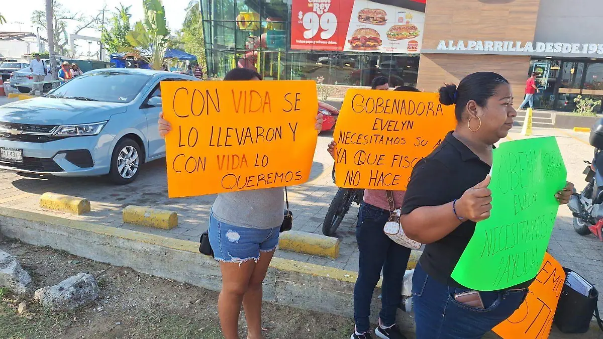 Manifestación por desaparecido 