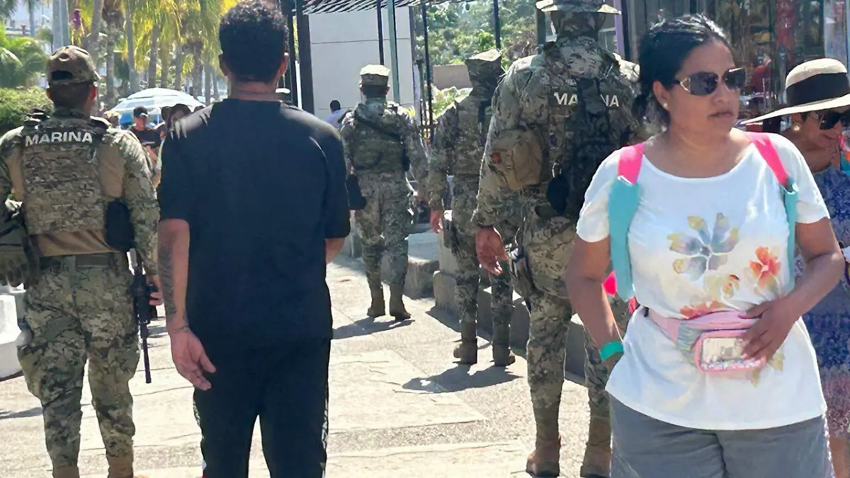 La presencia de elementos de la Marina en la costera, da tranquilidad