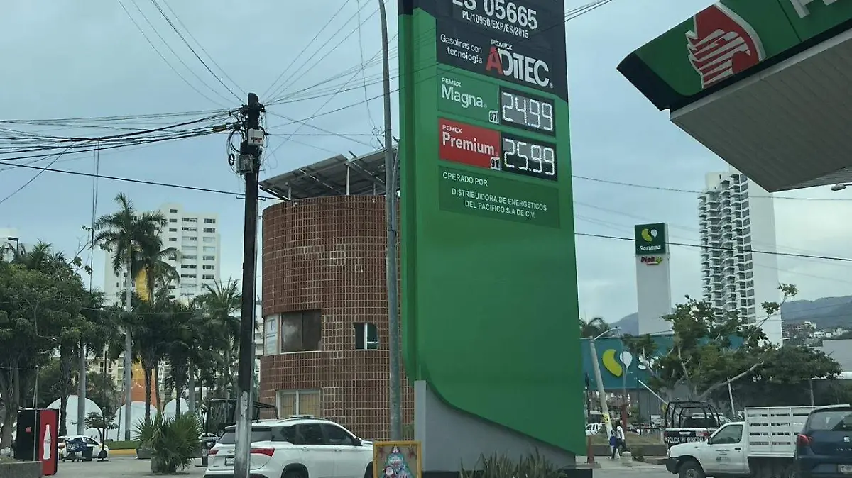 Costo de gasolina antes del acuerdo