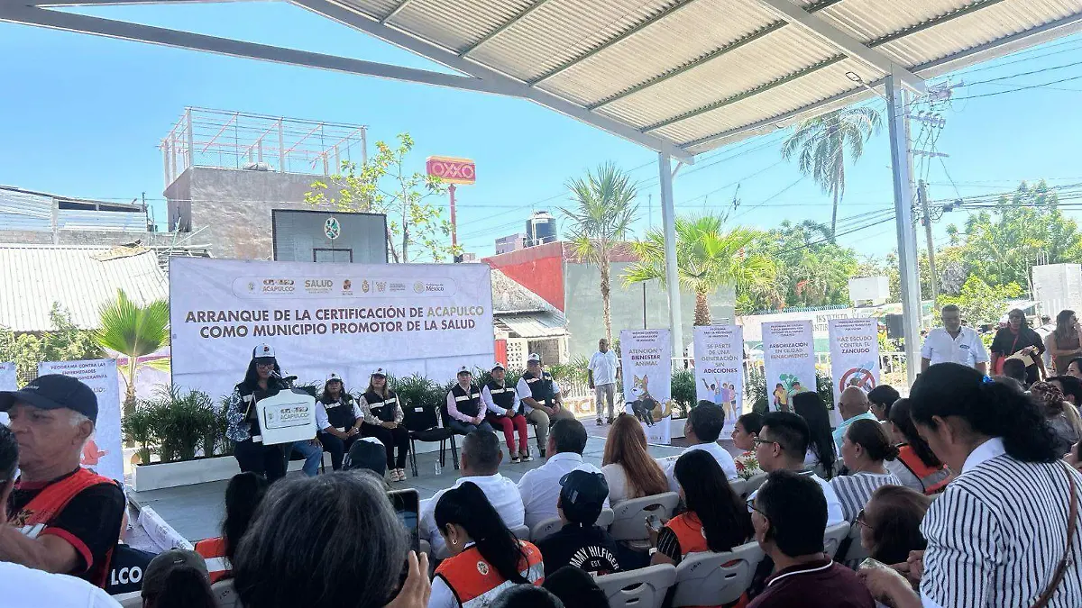 Participa la federación y el estado, también en el proyecto “Certificación de Acapulco como Municipio Promotor de la Salud”
