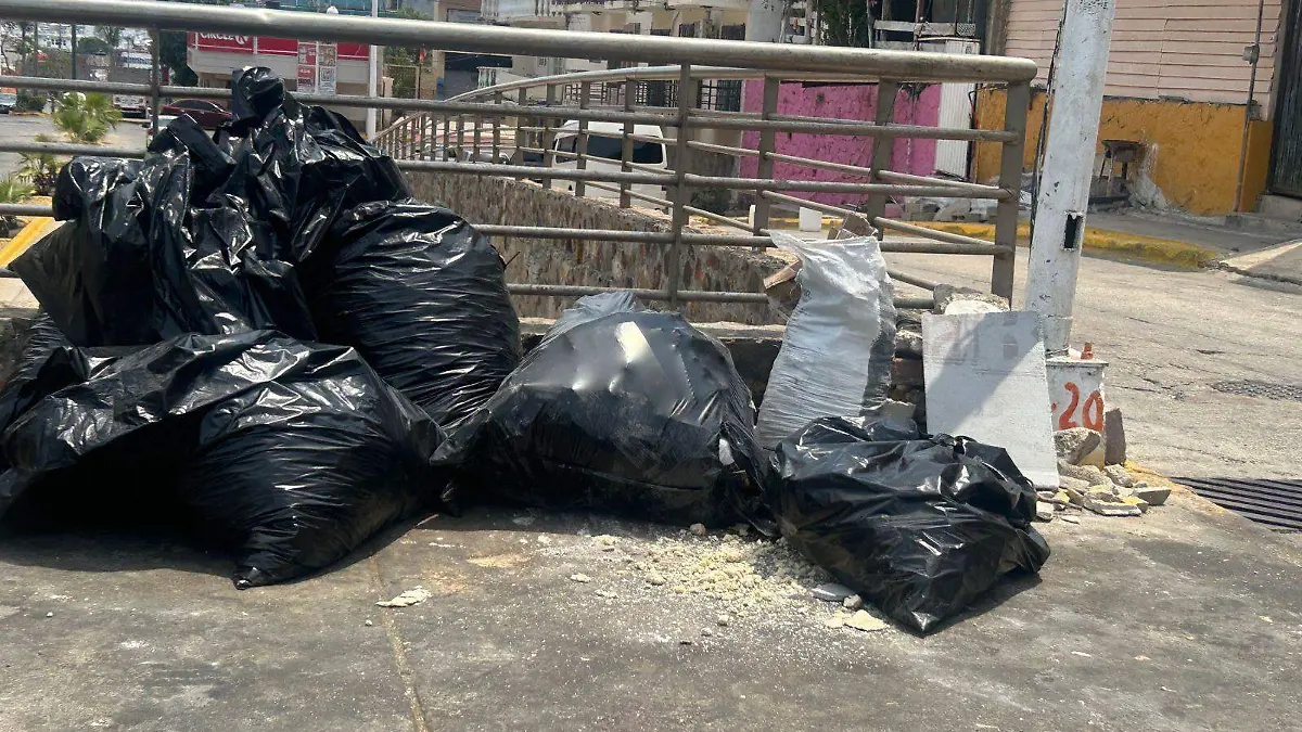 Basura en zona Tradicional