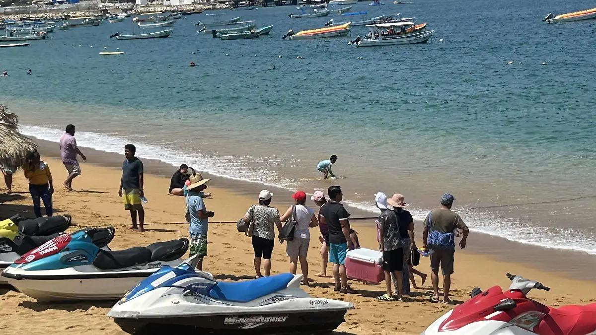 Buena temporada de vacaciones en Acapulco