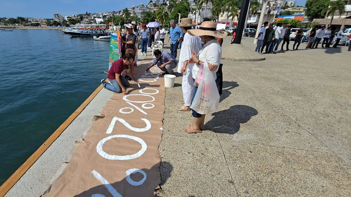 Protestan en Acapulco