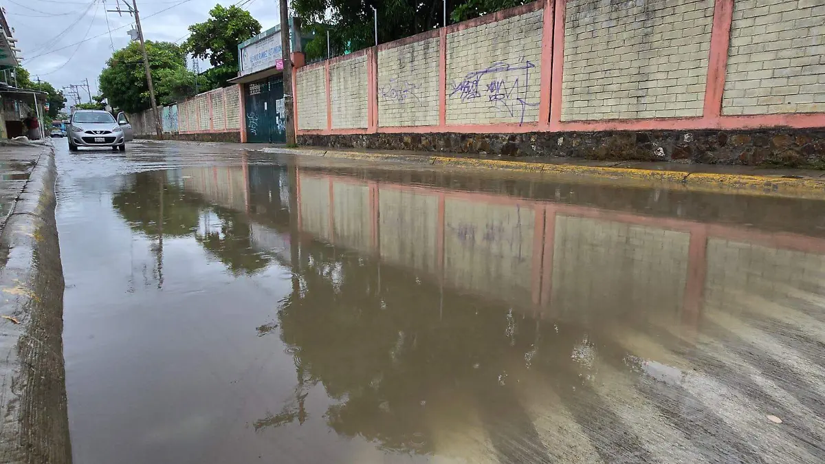 Calle inundada