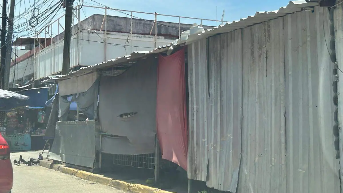 Piden retiro de comercio informal en el bulevar Vicente Guerrero