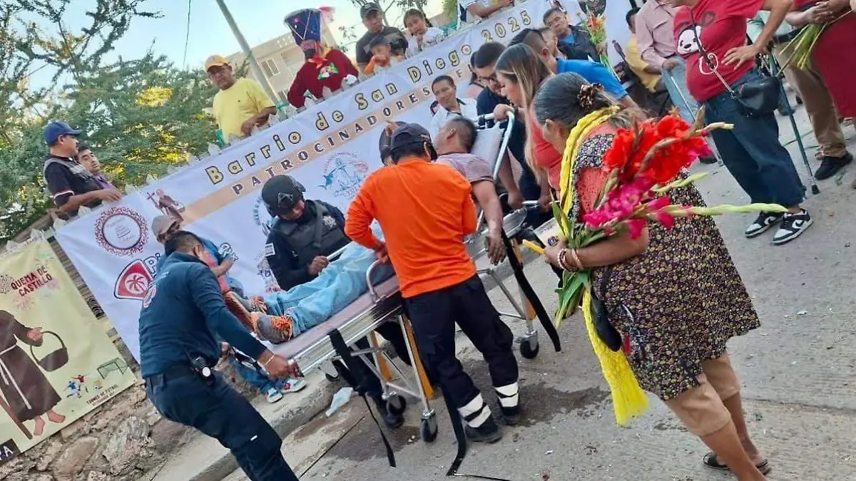 Explosión de pirotecnia deja 10 heridos en Tlapa, Guerrero