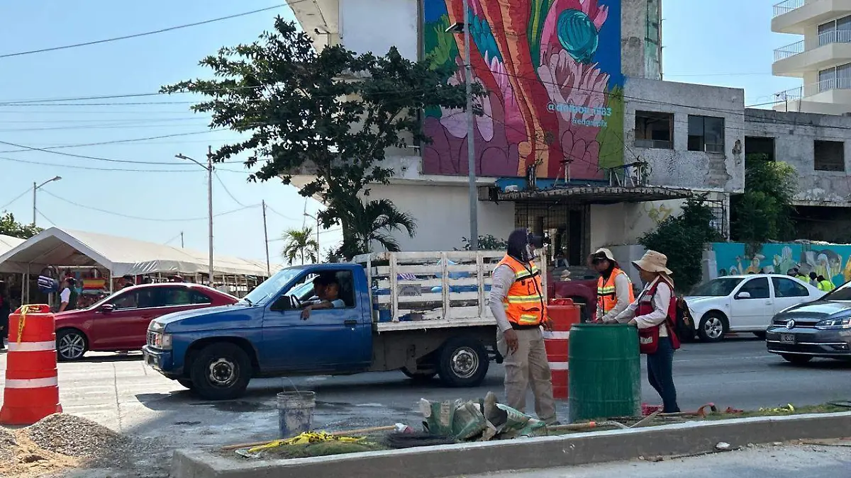 La rehabilitación fue en tramos 