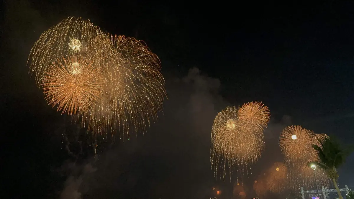 Fuegos - Mar - Año Nuevo