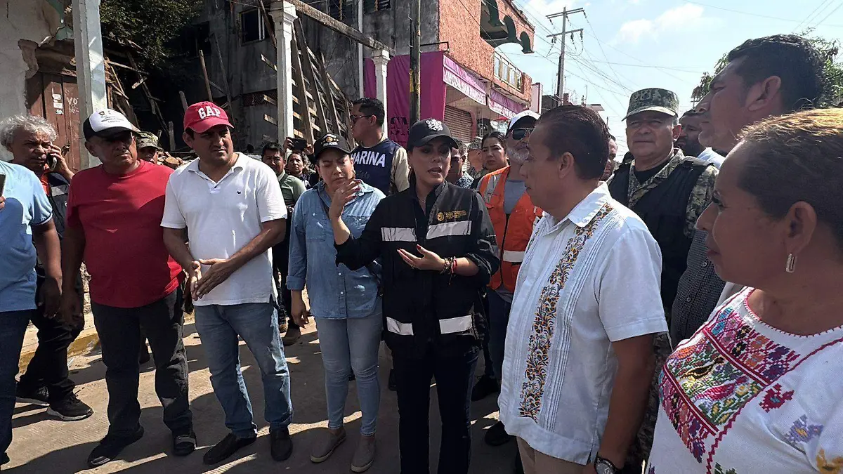 Gobernadora Evelyn recorre San Marcos