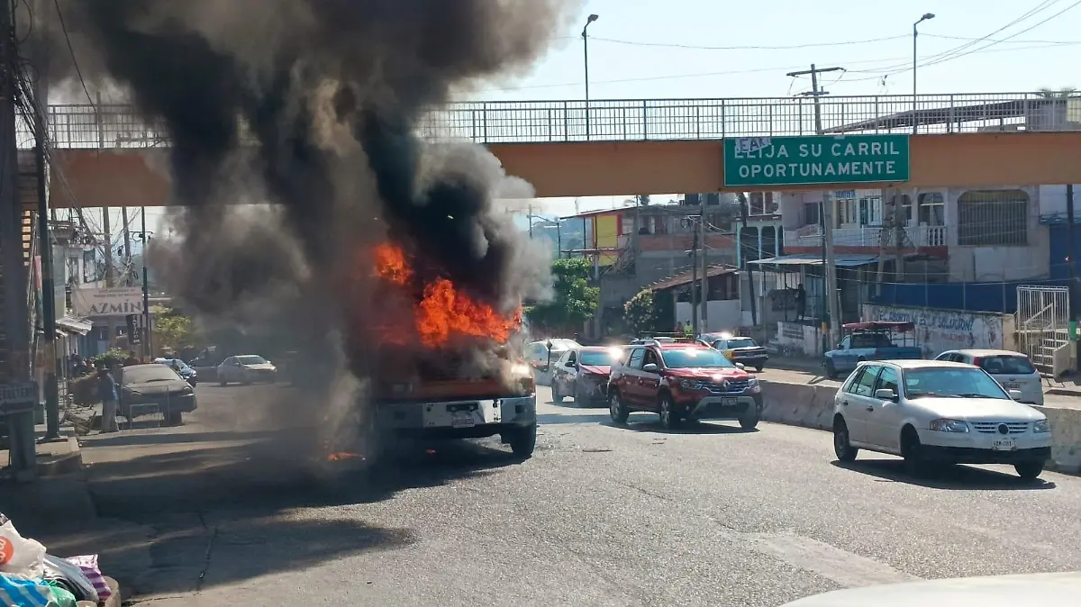 Incendio - Camión - ACA