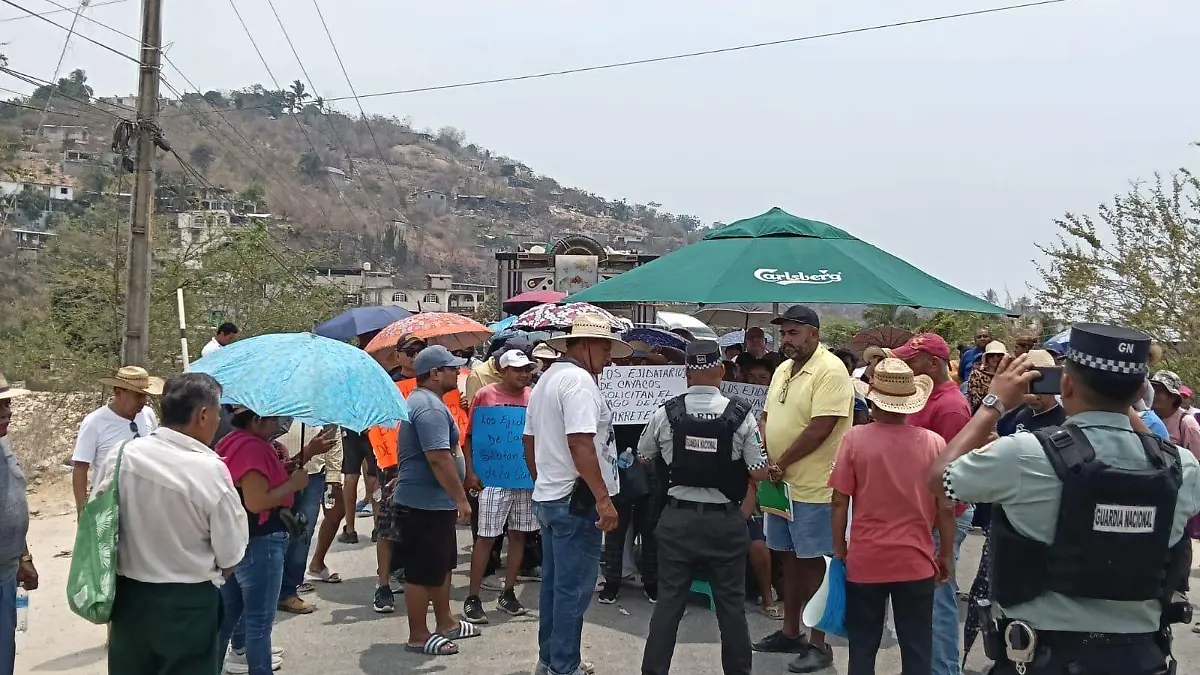Bloqueo - Cayaco - ACA