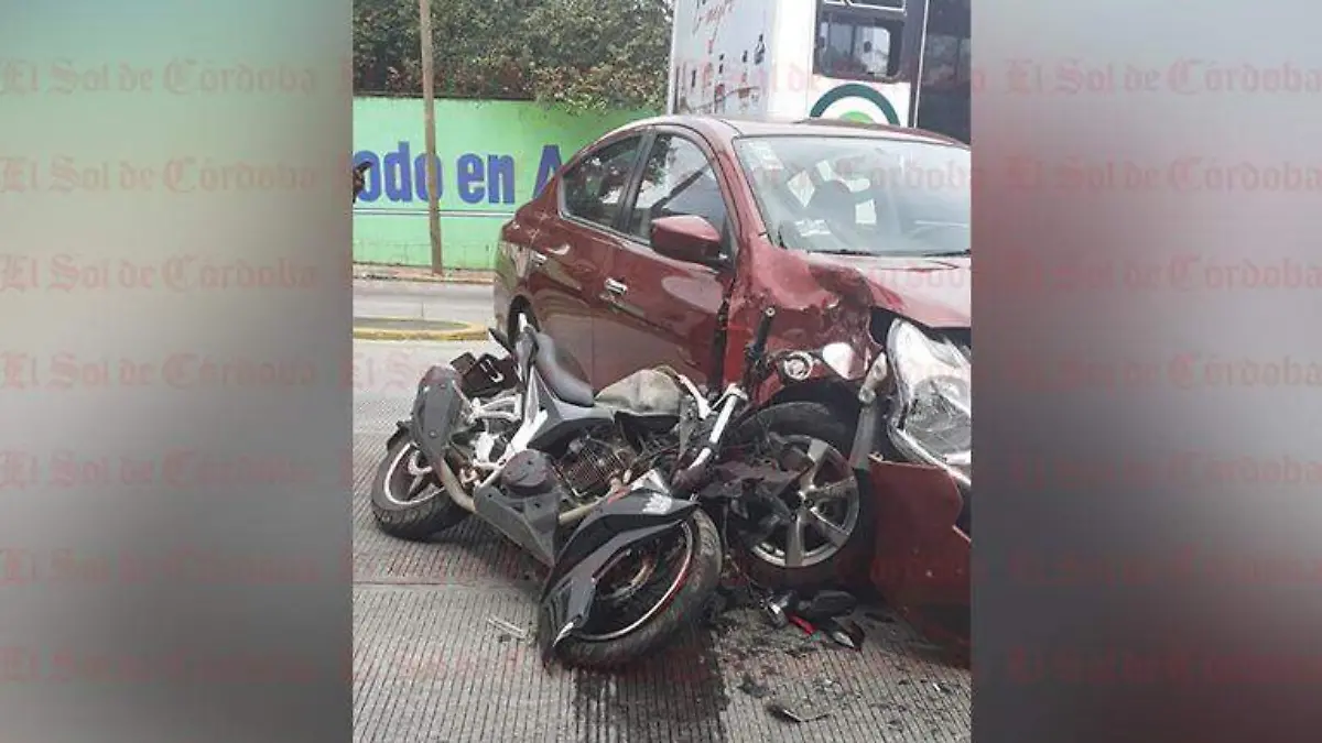 Accidente moto