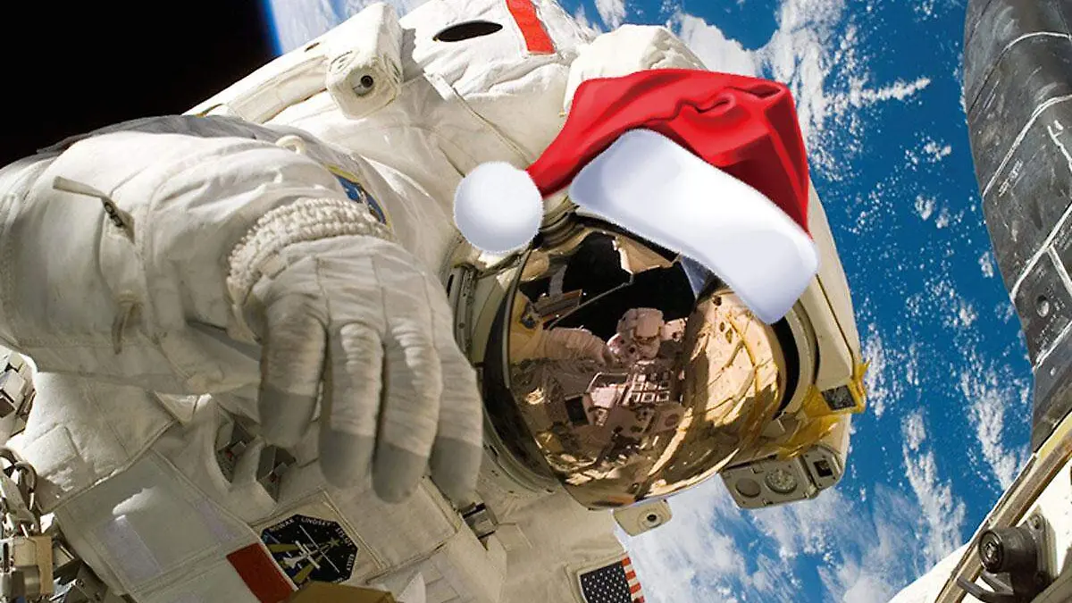 Astronautas-desean-una-feliz-navidad-desde-el-espacio