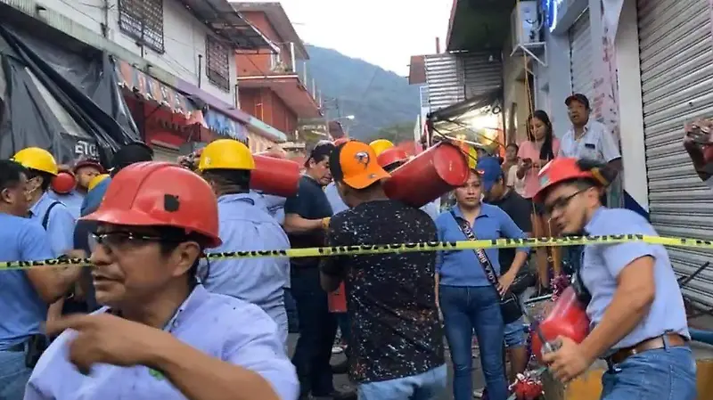 Explosión de pirotecnia en Tezonapa