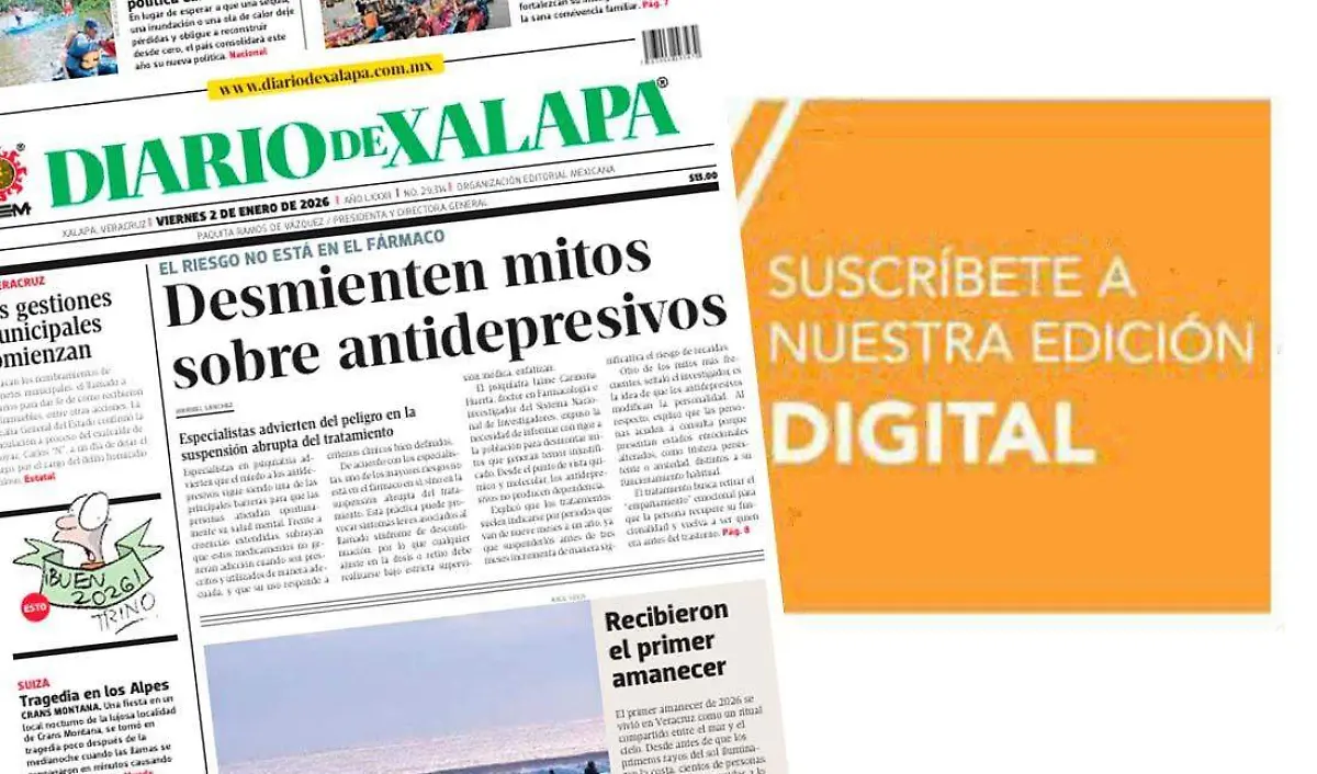 Portada viernes 02 de enero de 2026