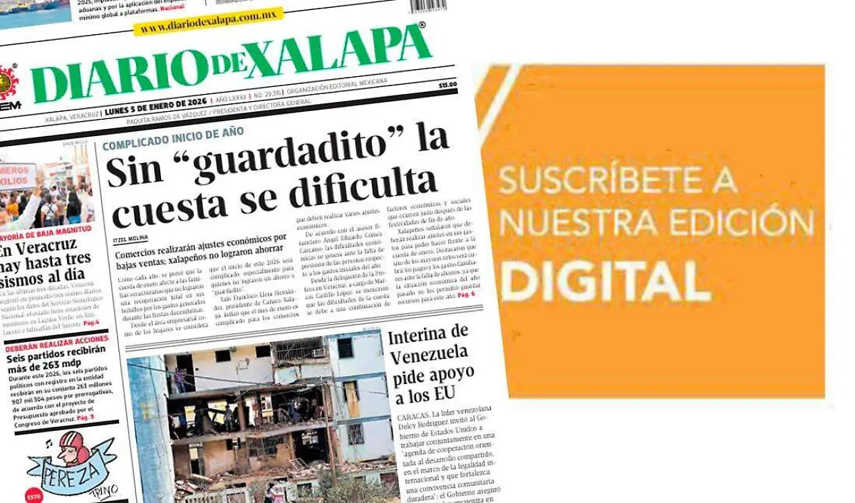 Portada lunes 05 de enero de 2026