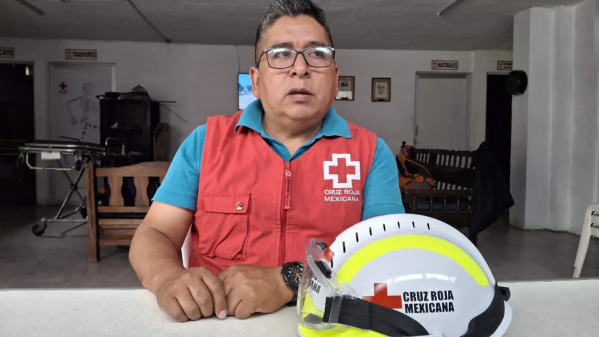 Eleazar Limón Hernández, vocero de la Cruz Roja en Córdoba 