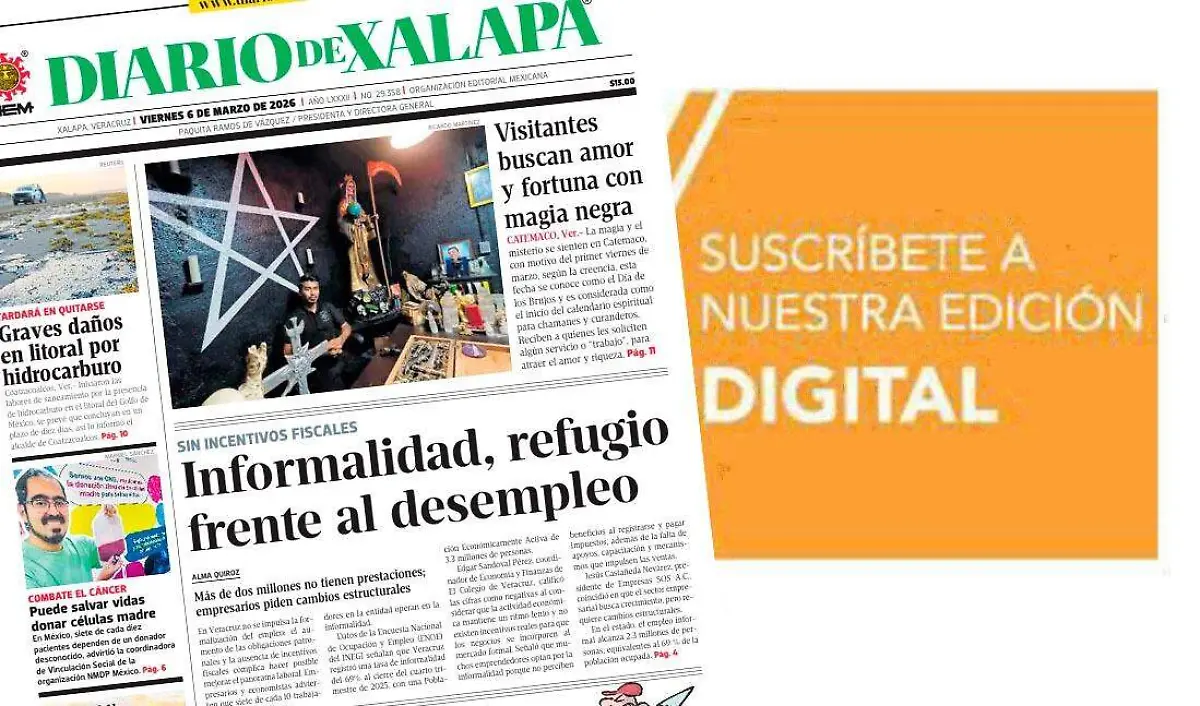 Portada viernes 6 de marzo de 2026