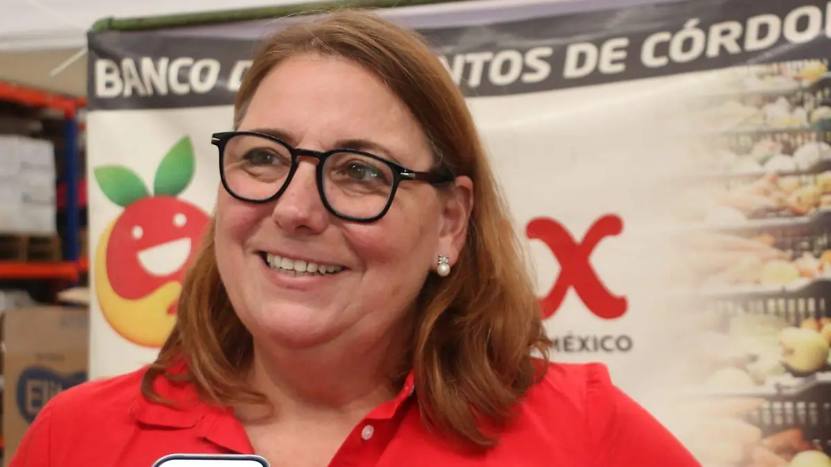 Encargada del banco de alimentos