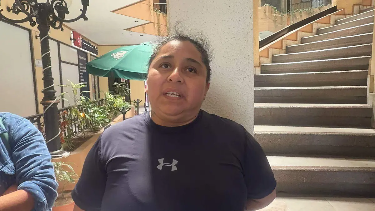 Representante de los comerciantes, Mayra Betanzos Lara