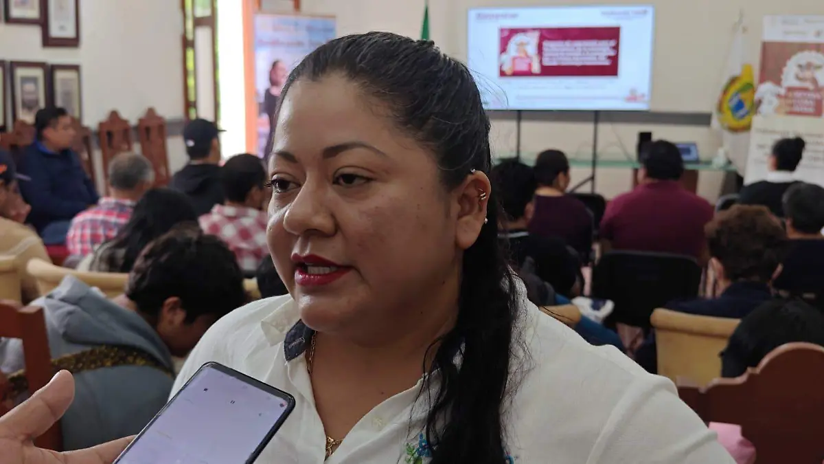 Guadalupe Pérez Bravo, facilitadora del programa Sembrando Vida 