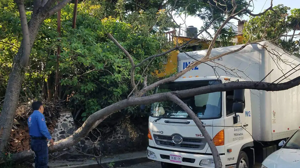 Afectaciones por lluvia en la capital de Morelos, Cuernavaca (8)
