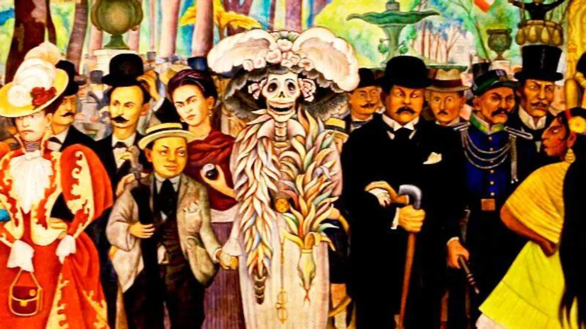 “La Calavera Garbancera" en la “La Catrina".