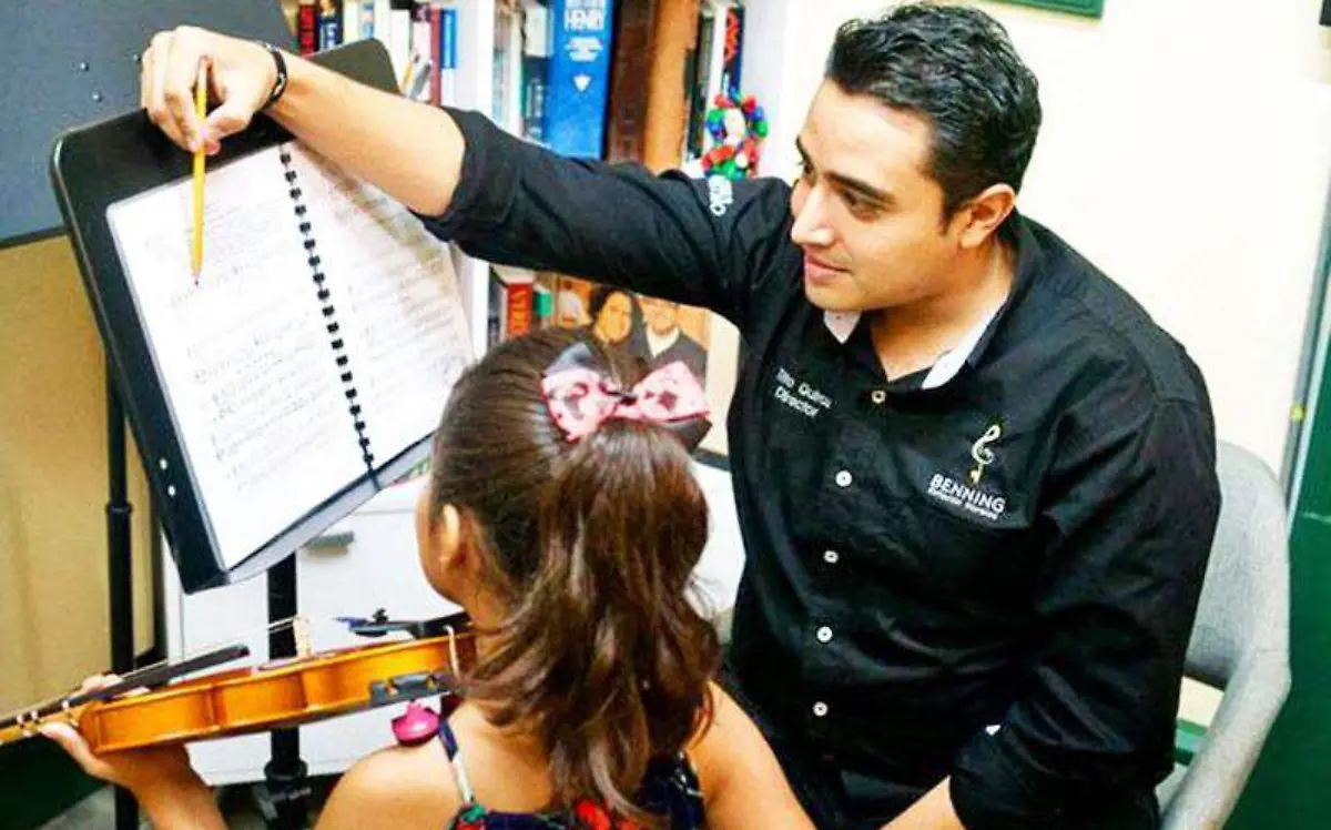 Tito Quiroz ha sido el impulsor de este gran proyecto-Cortesía Benning Academia de Música