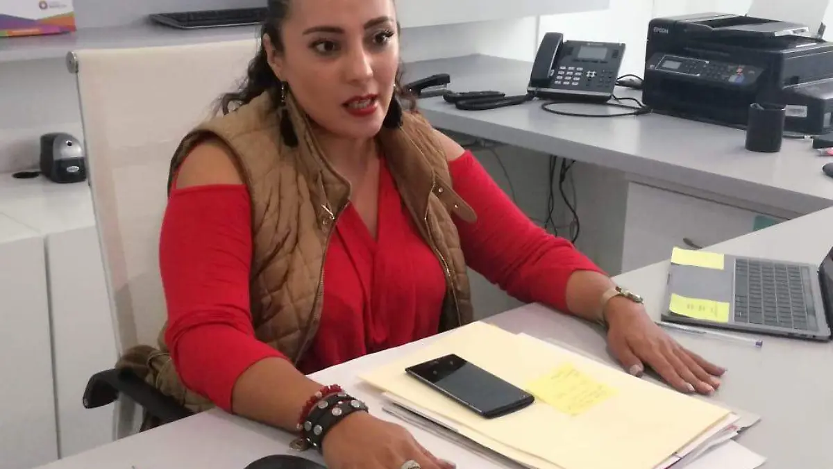 Directora del Instituto de Crédito, Fabiola Urióstegui